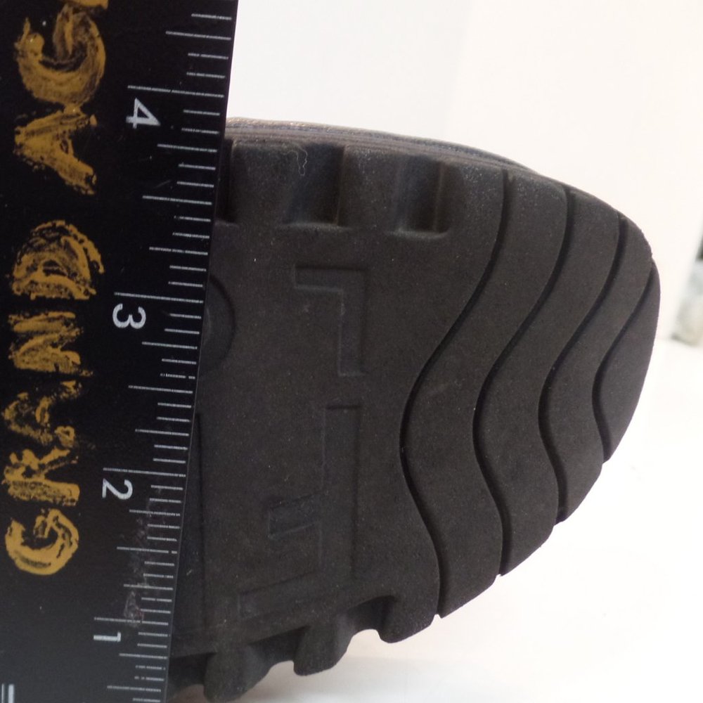 FLY London Black Leather Wedge Lace Up Sandals Shoes "Ylfa" Size 41 or US 10.5 - Picture 12 of 12